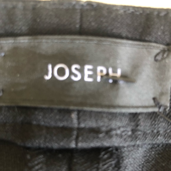 Joseph Lambskin Detail Ankle Zip Black Leggings Size Small - Picture 9 of 15